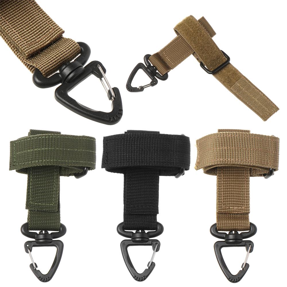 Adjustable Nylon Anti-lost Climbing Hanging Buckle Rope Storage Glove Hook