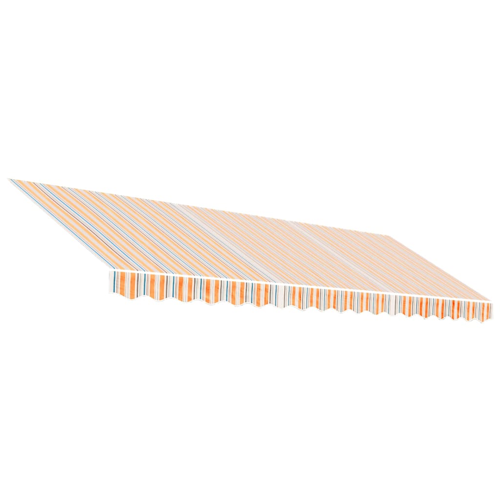 Vidaxl Tkanina Do Markizy Na Wymianę, Wielokolorowe Paski, 4,5X3,5 M