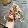 Милый мультяшный игрушечный капибара, брелок с подвеской в ​​стиле аниме, милый кавайный брелок для женщин, автомобильный мультяшный брелок для девочек, подарок на день рождения