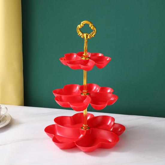 Фруктовая корзина-подставка для кухонной столешницы, 3-х уровневая, экономящая место подставка для фруктов, поднос для еды, органайзер для фруктов, закусок и десертов