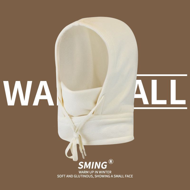 Теплая зимняя уличная велосипедная ветрозащитная маска-капюшон для защиты ушей, шарф-шапка, интегрированная лыжная шапка-пуловер для мужчин и женщин