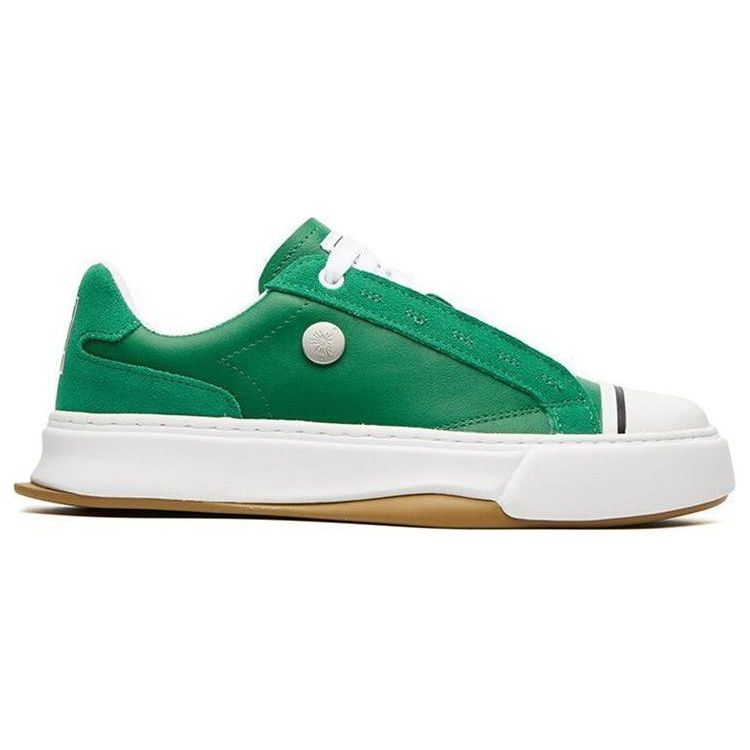 Mihara Yasuhiro X Fila Leather Suede Low-Top Sneakers Women Sneakers Amazon-Green F12W044339FAZ