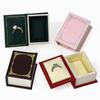 Creative Book Shape Jewelry Storage Box Mini Flip Cover Ring Box Vintage Pendant Box for Valentine's