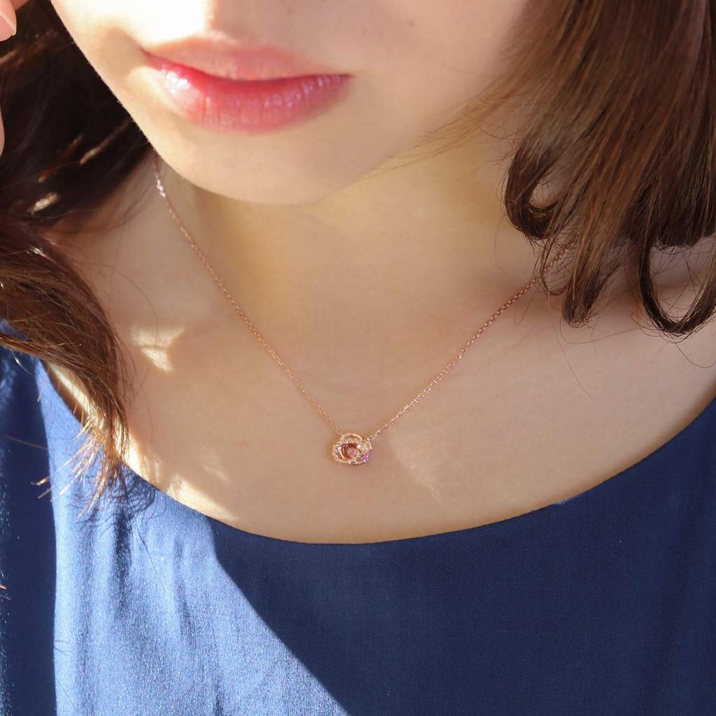 THE KISS Rapunzel On the Tower Disney Princess Rapunzel BOX with Message Silver Necklace [The Kiss] DI-SN1403CB [Disney Collection] [Original Card]