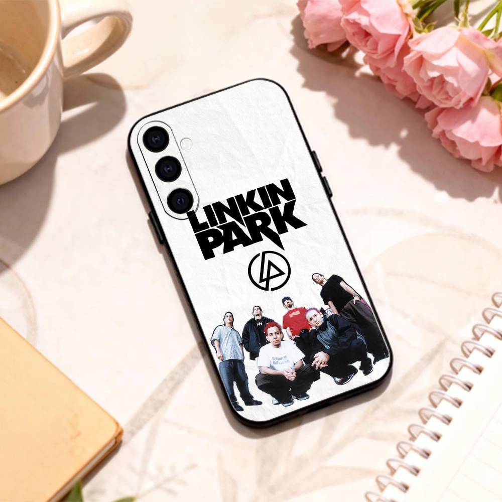 New Metal L-Linkin Park phone Case For Samsung Galaxy A73,A72,A71,A70,A53,A52,A51,Others Soft Black Shell