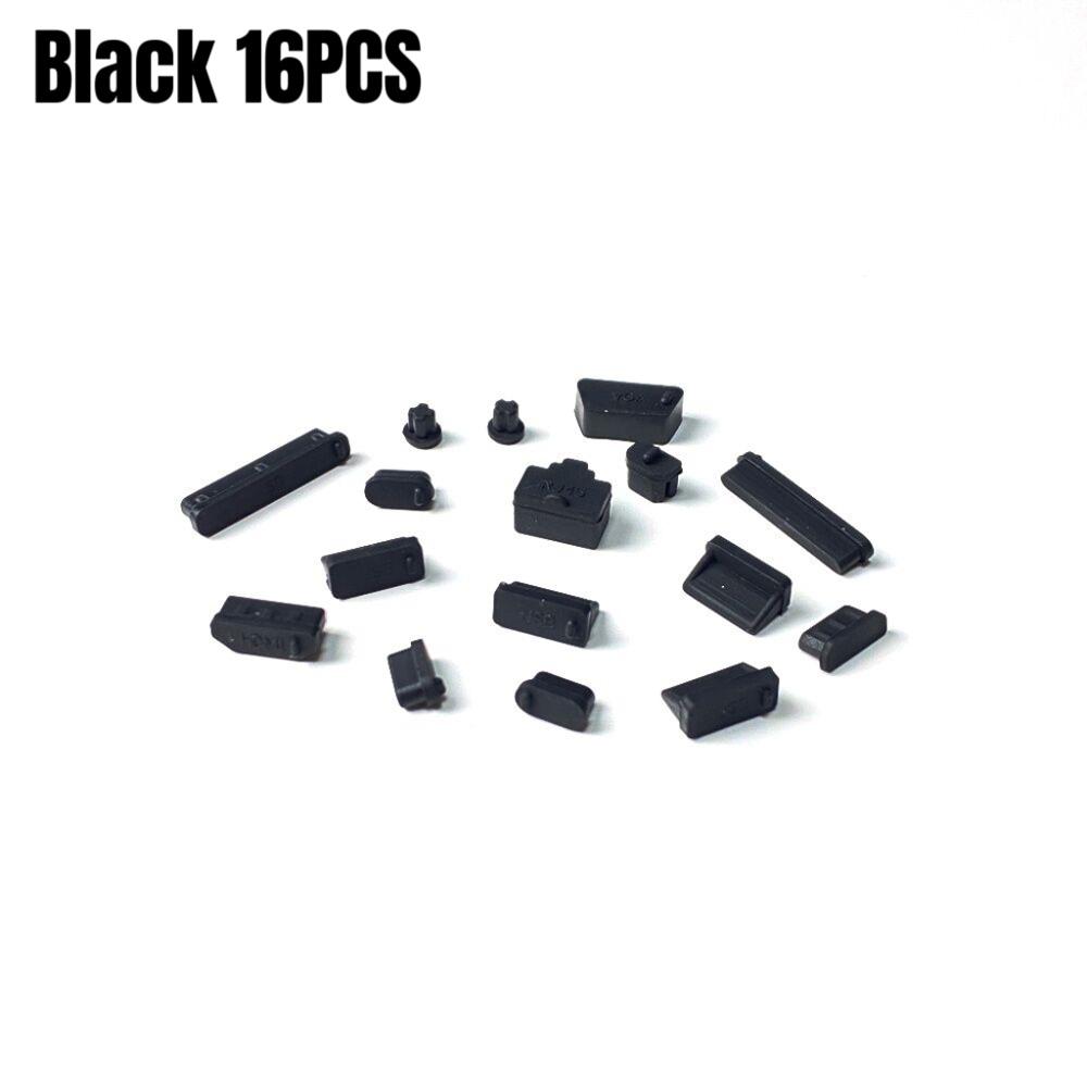 16PCS/Set New Anti-dust Plug Notebook Dustproof Stopper Laptop Universal USB Dust Plug Computer Interface Waterproof Cover2