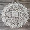 1PC Lace Round White Embroidery Table Place Mat Dining Pad Cloth Drink Placemat Cup Mug Dinner Tea Coaster Glass Doily Kitchen