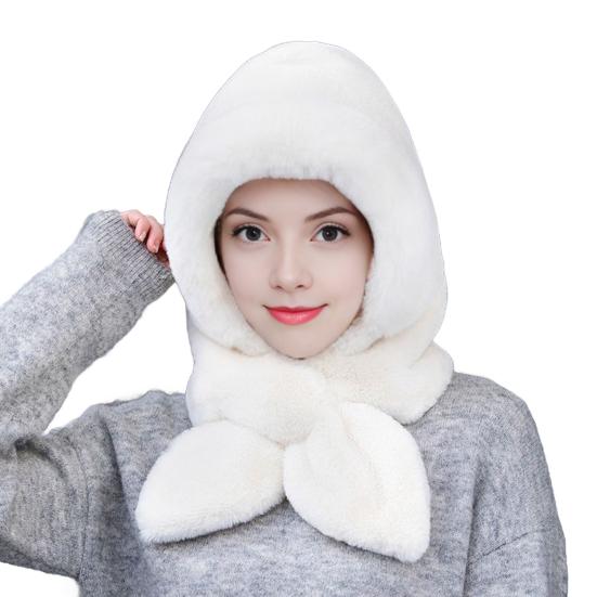 Women Hat Solid Color Elastic Knitted Warm Winter Hat