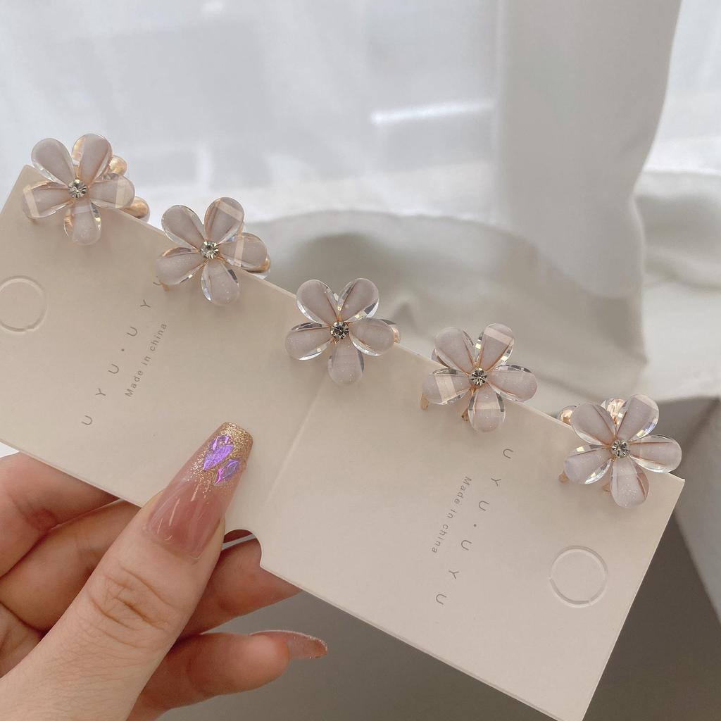 Pearl Flower Princess Hair Clip for Girls and Babies - Bangs and Side Hair Accessories
