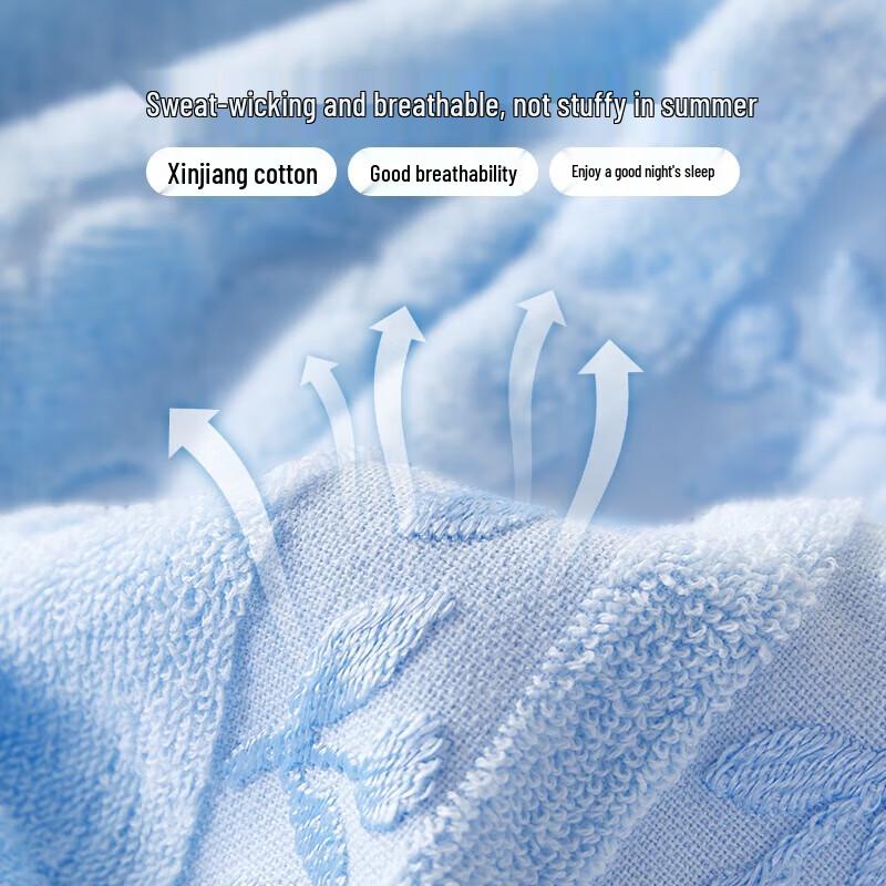 Летнее жаккардовое махровое одеяло Hengyuanxiang