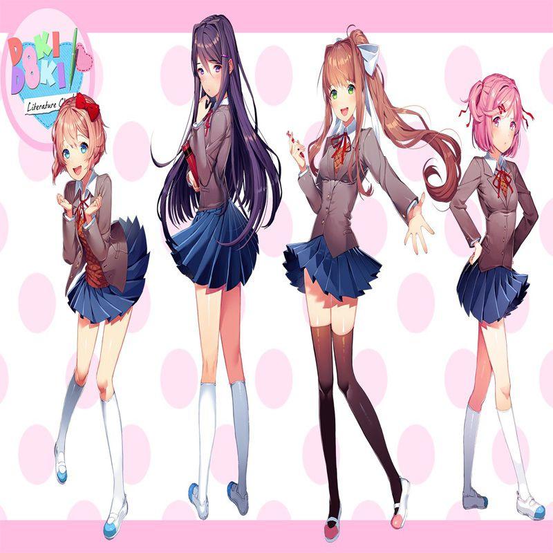 Удобные и стильные косплей-туфли для женщин из Doki Doki Literature Club
