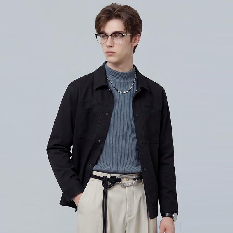 Men's Single-Breasted Lapel Jacket FXQS2351
