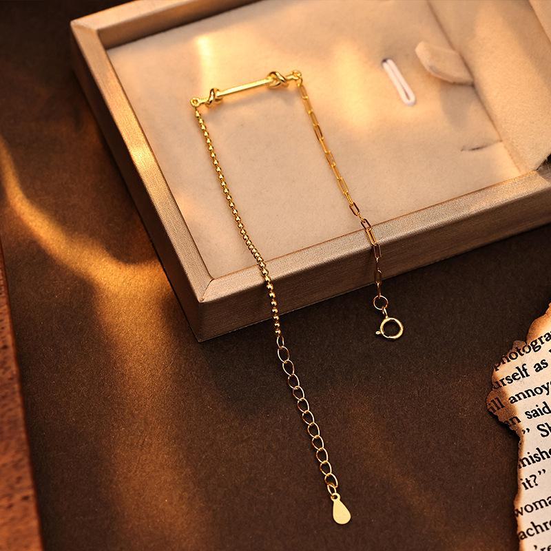 Banyan Tree S925 Серебряный корейский узелковый женский браслет - ювелирные изделия высокого класса в стиле нишевого дизайна