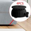 4 Pieces Circular Swivel Caster Wheel Furniture Casters Simple Installation 360° Rotation Replace