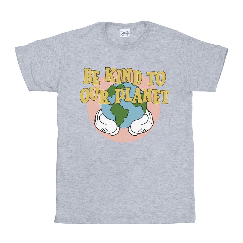 Disney Mens Mickey Mouse Be Kind To Our Planet T-Shirt