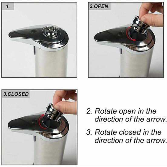 Автоматический дозатор мыла с датчиком большой емкости, умный интеллектуальный индукционный дозатор дезинфицирующего средства для рук, насос для жидкого мыла, кухонные принадлежности