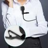 Mini Lavalier Microphone Portable Clip-on Wired Mic Noise Reduction 360° Omnidirectional Lapel Mic 3.5mm/Type-C For Live Streaming Sound Recording