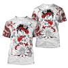 Summer Vintage Japanese Samurai T Shirt Men Cotton Casual Short Sleeve Tops O-Neck Oversized Men's Clothing Punk Streetwear 6xl