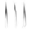 AIEX 12-inch Stainless Steel Culinary Tweezers, 3-Piece Culinary Tweezers Set for Kitchen Cooking, Crafts, and Plant Care