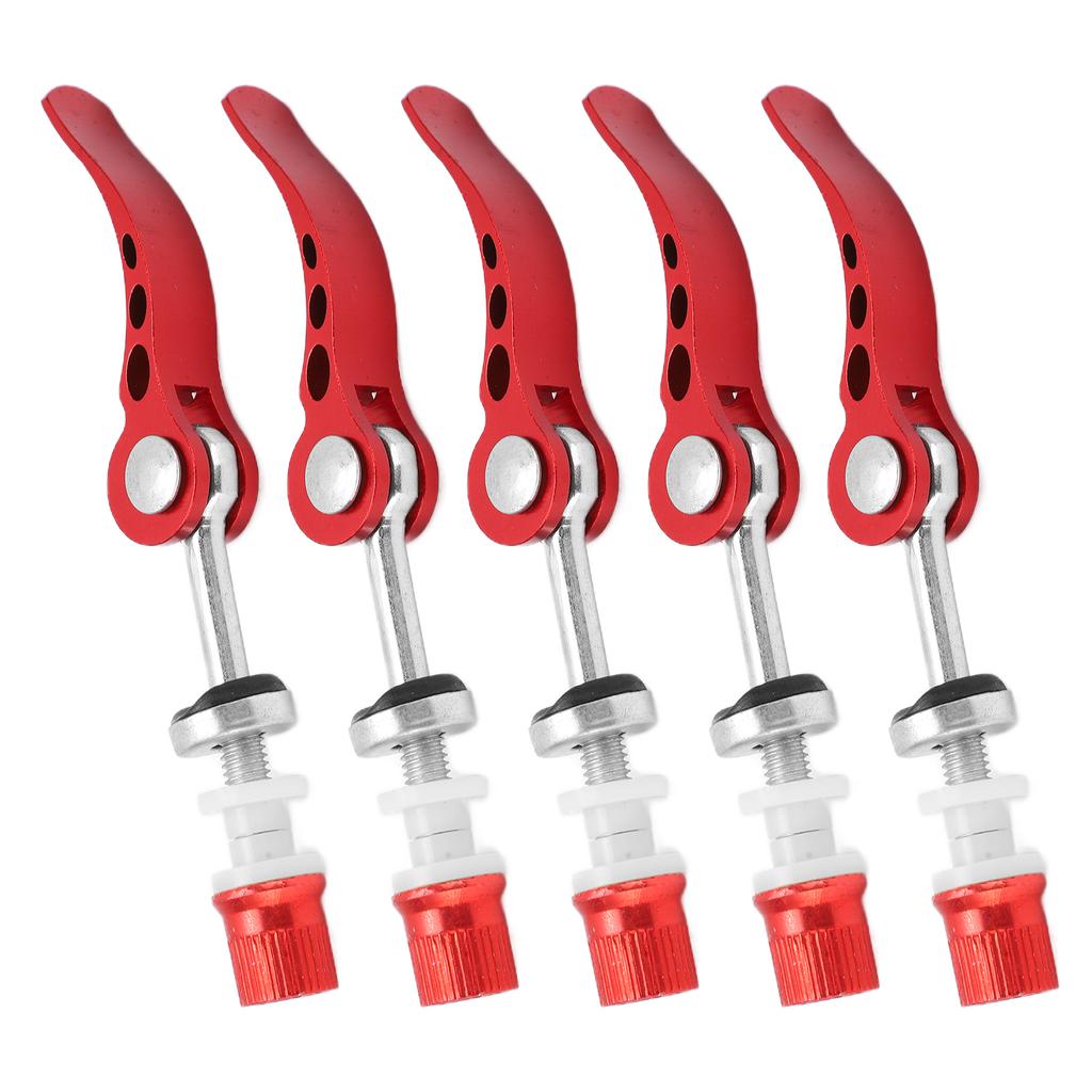 5 шт. Зажимы подседельного штыря Быстросъемные Алюминиевый сплав Прочный Зажим для велосипедной трубы Фиксированная передача для Универсальных велосипедов