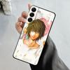 Розовый Death Note Light Misa чехол для телефона Samsung Galaxy S23 S22 S21 S20 Fe Ultra S10 S9 S8 Plus Note 20ultra 10plus чехол