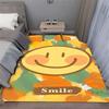 Smiling Face Carpet Cartoon Living Room Bedroom Kitchen Sofa Table Balcony Rug Non-slip Washable Mat Home Exquisite INS