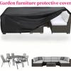 500 Size Outdoor Patio Home Cover, Garden Patio Balcony Sofa, Chair Table Coffee Table Cover, Protection Single Sofa Chair Cover