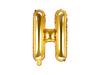 Balon Foliowy Litera "H" Złoty 35 Cm