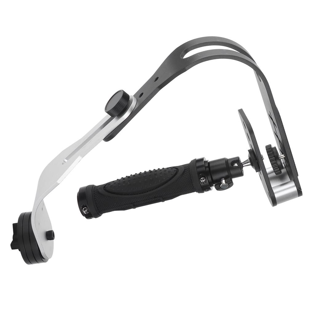 Handheld Video DSLR Camera Stabilizer Aluminum Alloy Bow Shape Stabilizer with Handle