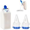 4pcs Reusable Milk Bottles Pourer Anti-Spray Boxed Milk Fresh-keeping Cover  Beverage