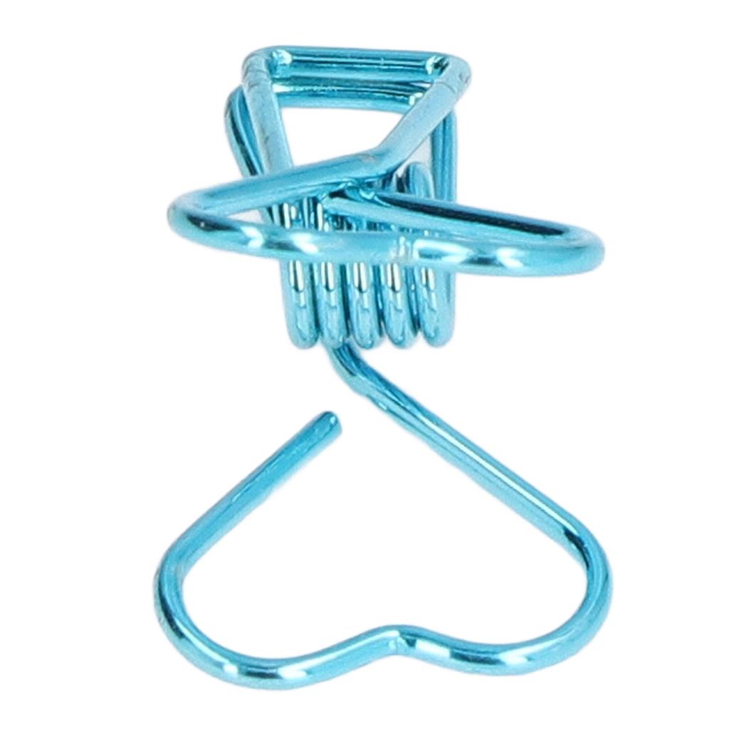 20 шт. скрепок для бумаги, элегантный стиль, прочный, носимый, стабильный, надежный, небольшой, компактный, для хранения инструментов