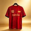 2026 Унисекс Испания ESPANA Номер 10 Футбольная футболка Быстросохнущая Спортивная игровая майка Для мужчин Женщин