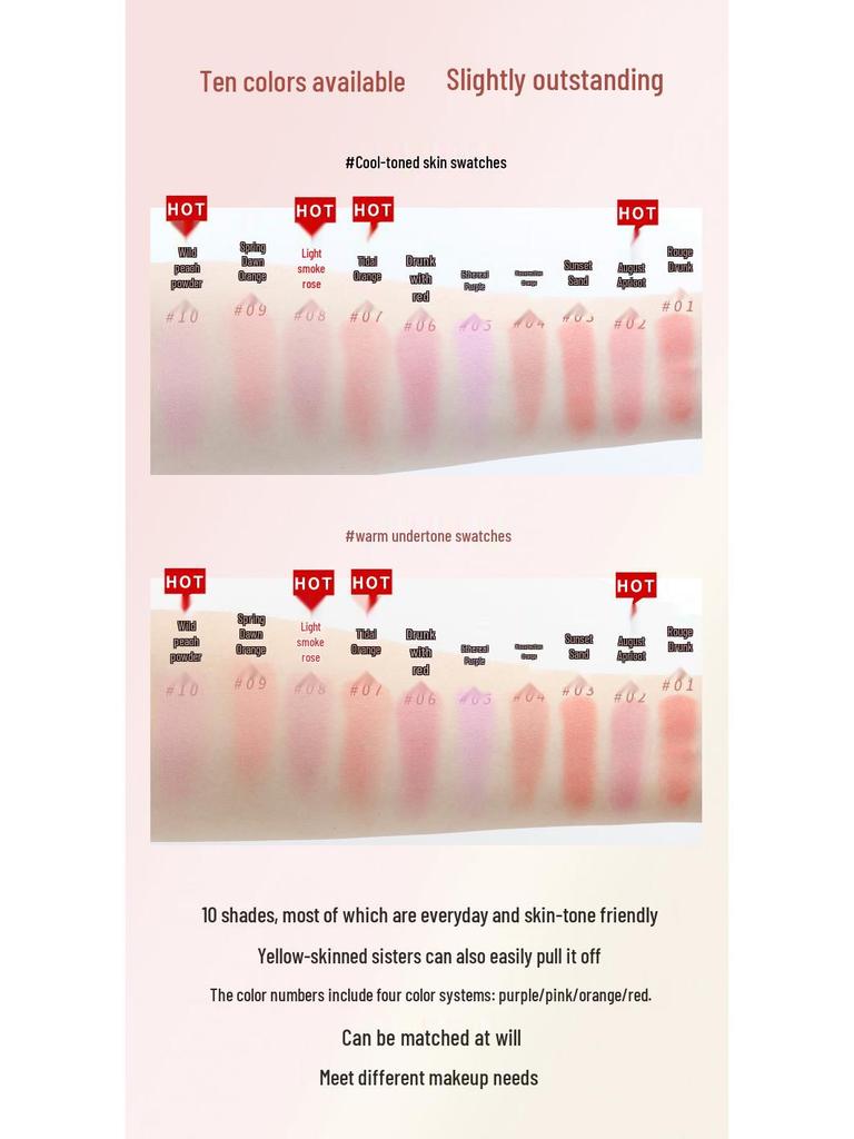 Foreverkey Расширяющийся румяна и тинт для губ 4г: Кремовые румяна и тинт для губ двойного назначения