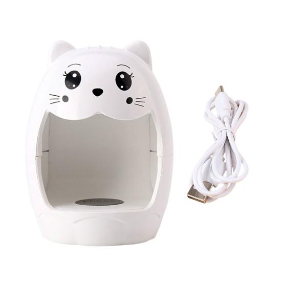 Мультяшная лампа для ногтей, мини-портативная 6 Вт, 3 светодиода, питание от USB, гель-лак для сушки, УФ-светодиодный светильник для ногтей, маникюрная сушилка, инструменты для дизайна ногтей