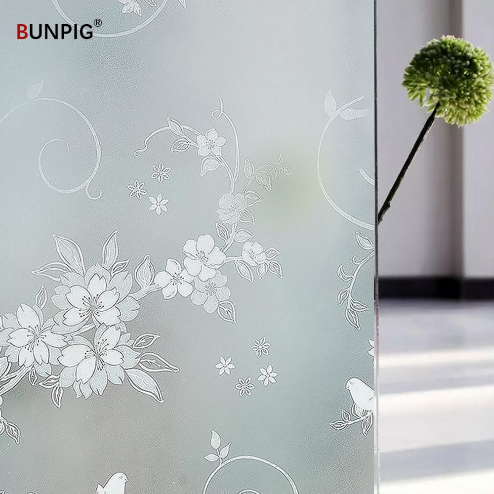 Пленка для окон, пленка для витражей, матовые непрозрачные наклейки на стекло, солнцезащитные виниловые наклейки на окна для дверей, домашнего офиса