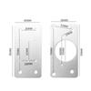 Hinge Door Maintenance Furniture Hardware Cabinet Mounting Plate Set Window Hinge Fixing Plate