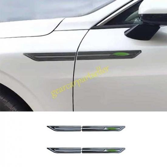 Для Kia K5 Optima 21-2024 Черная сталь Вентиляционное крыло Боковая накладка на крыло 4 шт.