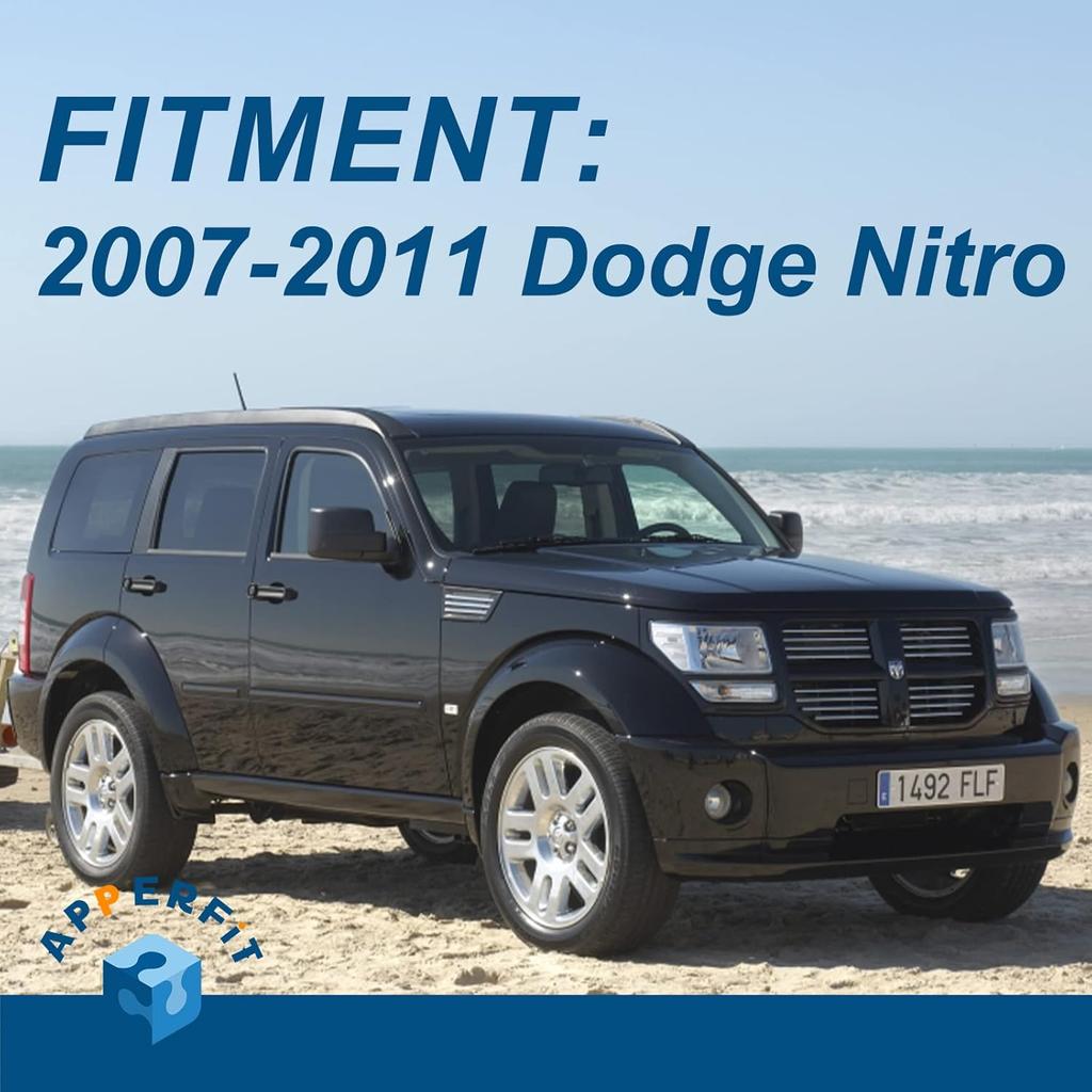 APPERFiT Interior Door Handle Front/Rear Left Driver Side Compatible With Dodge Nitro 2007 2008 2009 2010 2011 Replaces 68004829AA