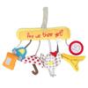 Hanging Baby Toys Pastel Tones Exquisite Exterior Comfortable Grip Stroller Hanging Toy