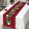Модная новогодняя скатерть, дорожка для стола, чехол с флагом, рождественские подарки, рождественский декор