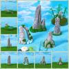 Decorative Mini Rockery Ornament Simulation Waterfall Rocks Micro Landscape Ornaments  Fish Tank