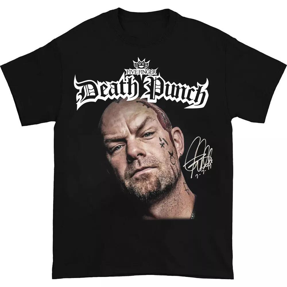 Новый Иван Л. Мрачная футболка FIVE FINGER DEATH PUNCH Подарок для фаната Размеры от S до 5XL Унисекс