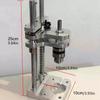 Woodworking Drilling Stand - Aluminum Profile Vertical Positioning Tool, Mini Desktop Drill Stand for Cordless Drills & DIY