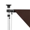 Manual Retractable Awning Brown 100 cm