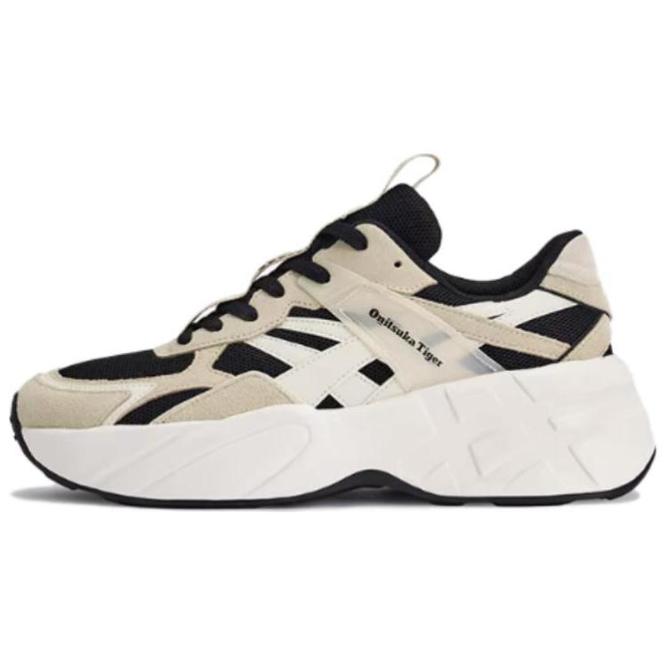 ONITSUKA TIGER SP I Противоскользящие износостойкие низкие кроссовки на массивной подошве Унисекс Черно-белые кроссовки 1183C184-002