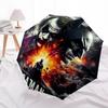 1pc Batman vs Joker: Clash of Titans Umbrella with Plastic Handle,Suitable for All Seasons Travel Outdoor Multi-functional UmbrellaDCS240