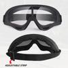 Motorcycle Goggles Suitable For Wearing Over Glasses, With Anti-Fog Coating, Shock-Resistant Clear Lenses