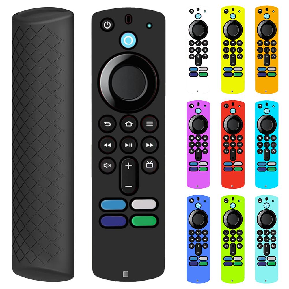 Силиконовый защитный чехол для пульта ДУ Fire Stick 4K MAX / Fire TV 3-го поколения, светящийся в темноте, противоударный, пылезащитный