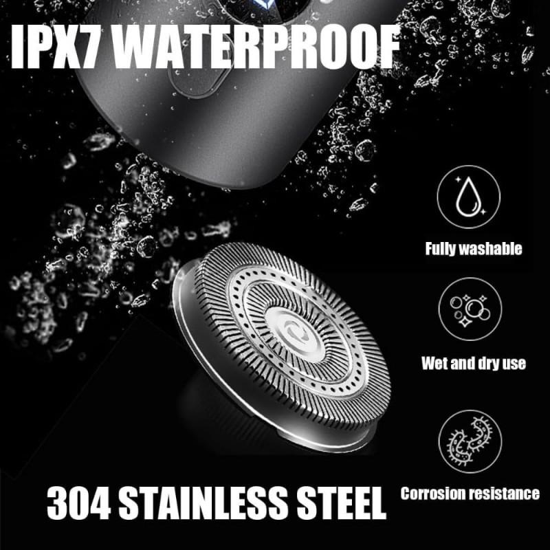 Электрическая мини-бритва, перезаряжаемая, для мытья всего тела, для путешествий, в автомобиле, портативная мужская бритва, безболезненный беспроводной триммер, нож для лица и бороды