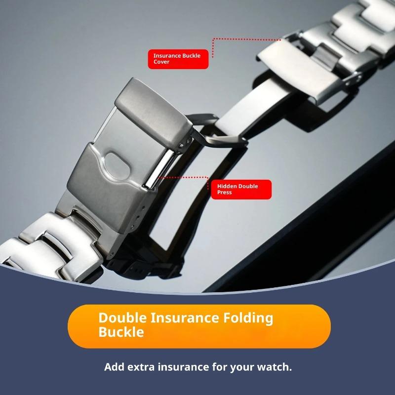 Для Casio Prorek prw-6600 prg-650 Титановый металлический ремешок для часов PRW-30/50/60/70YT prw-6900/6800 Браслет Цепочка для часов из титанового сплава